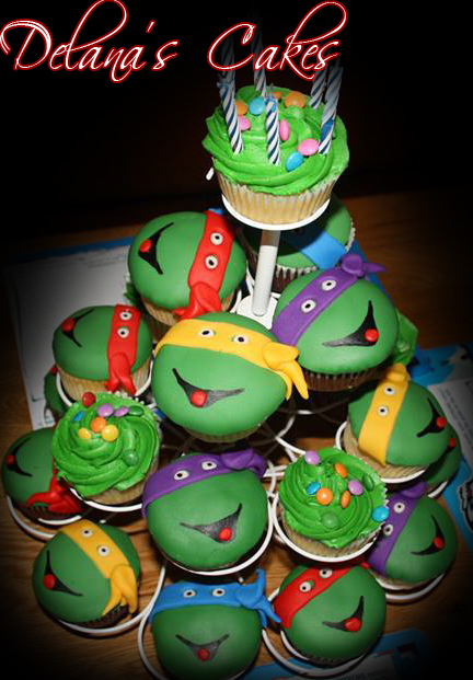 Ninja Turtles Cupcake