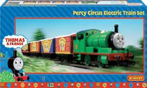 Percy circus electric trains made by Hornby OO scale