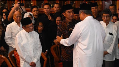 SBY Dukung Jokowi Ajak Masyarakat Dukung Pemerintahan Bersama KH.Ma'ruf Amin