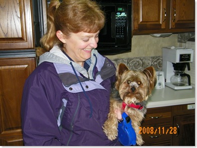 Natalie and fur-kid