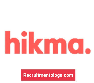RD Vacancy At Hikma Pharmaceuticals