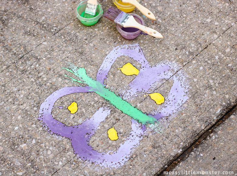 Sidewalk Chalk Ideas Sidewalk Chalk Recipes Messy Little Monster