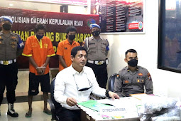 TKP Batam dan Karimun, Polda Kepri Rebus Sabu serta Bakar Ganja