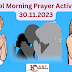 School Morning Prayer Activities - 30.11.2023