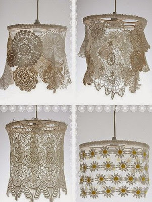 crafts lace ideas, utilize remaining lace