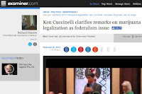 Ken Cuccinelli federalism marijuana weed 420 pot cannabis