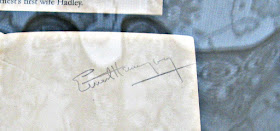 Ernest Hemingway's Autograph - Photo by Cynthia Sylvestermouse