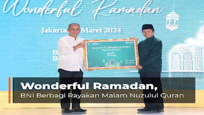 Wonderful Ramadan, BNI Berbagi Kebahagiaan di Malam Nuzulul Quran