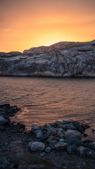 Nature, Coast, Stones, Rocks, Sunset