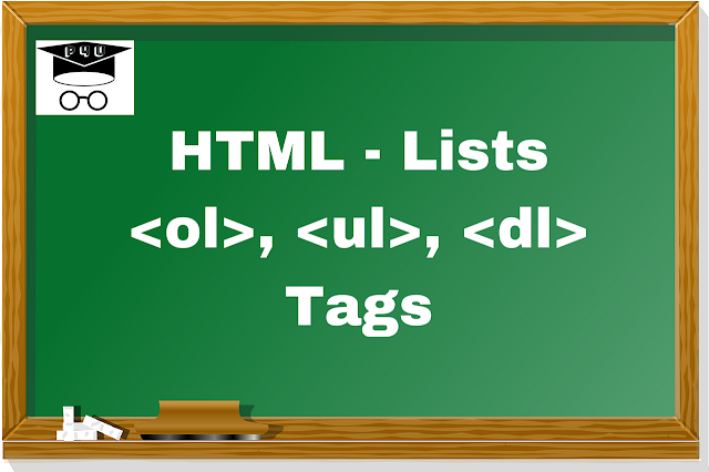 HTML - Lists