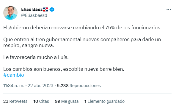 Elías Báez Twitter