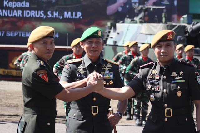 Sertijab Danyonarmed 4/Parahyangan di pimpin Pangdam III/Slw