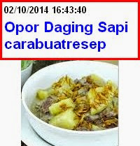 Foto Opor Daging Sapi Enak