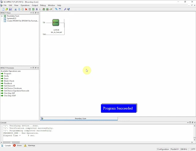 XC9536 CPLD Binary To Hexadecimal Conversion Using VHDL