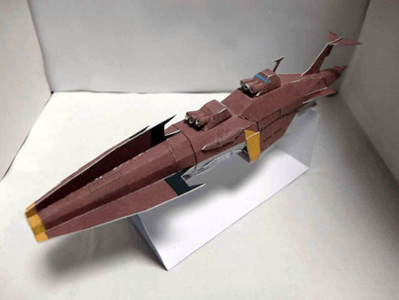 Captain Okita's Battleship Papercraft