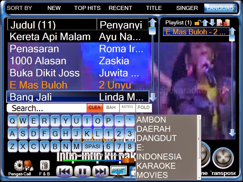 Silangit PC Karaoke/LangitKTV Versi 7