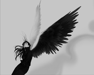 Wallpaper Black Angel