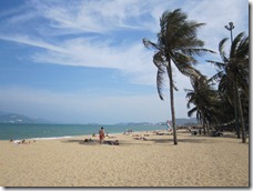 The beach in Nha Trang