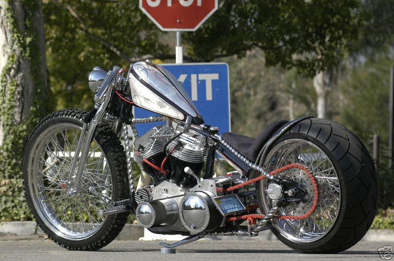 Custom Harley Panhead Choppers