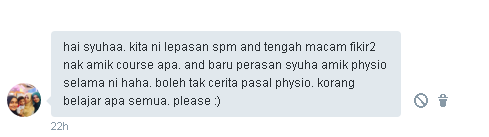 Diploma in Physiotherapy UiTM - Syuha Zlkfl