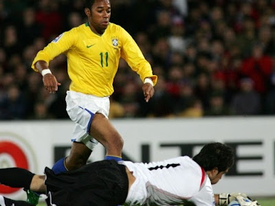 Robinho World Cup 2010 Brazil Football Player