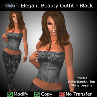 BSN Elegant Beauty Outfit - Black
