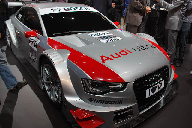 The Audi A5 DTM car racing