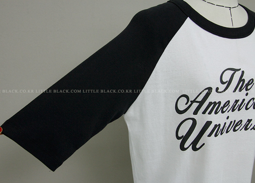  Lettering Print Raglan T-Shirt