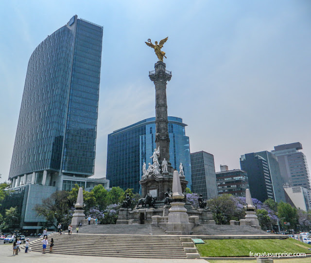 O Anjo da Independência no Paseo de la Reforma, Cidade do México - Anjo da Independência