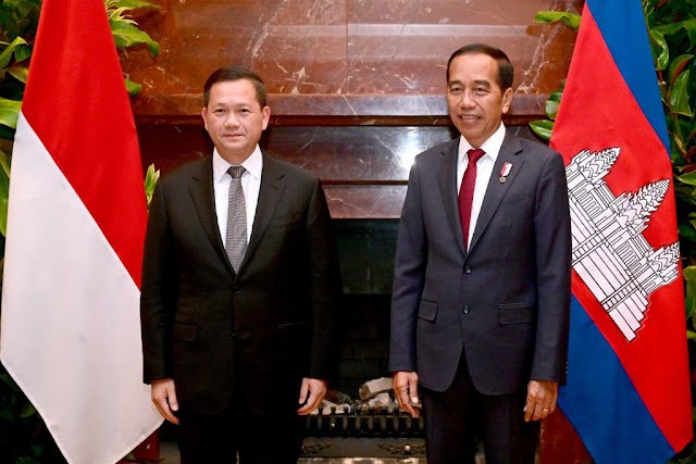 Bertemu PM Kamboja, Jokowi Garisbawahi Tiga Hal Utama