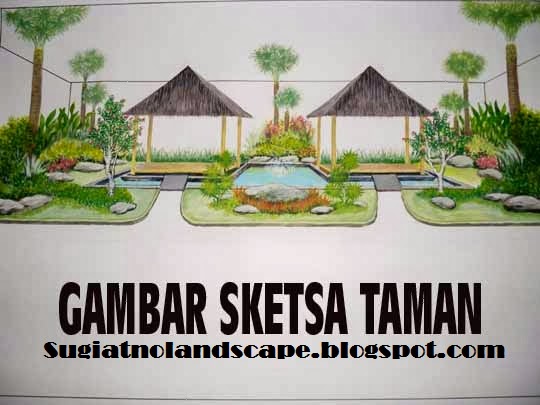  Sketsa  taman  Jasa Tukang taman  Sketsa  tukangtaman 