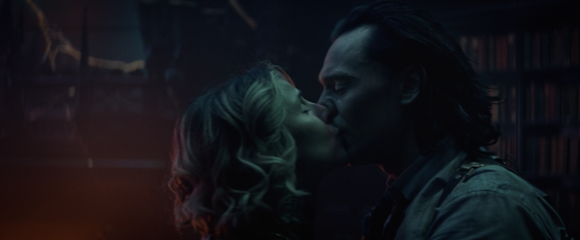 Loki and Sylvie Kiss at the End of Time Marvel Disney Plus