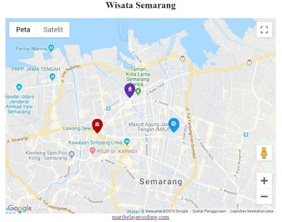 Mengganti Icon Marker di Google Maps API