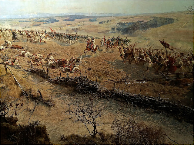 Fragment Panoramy Racławickiej - "Bitwa pod Racławicami"