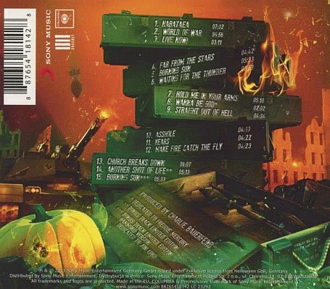 HELLOWEEN - Straight Out Of Hell [Premium Edition] (2013) back cover