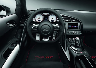 2011 Audi R8 GT Steering Wheel View