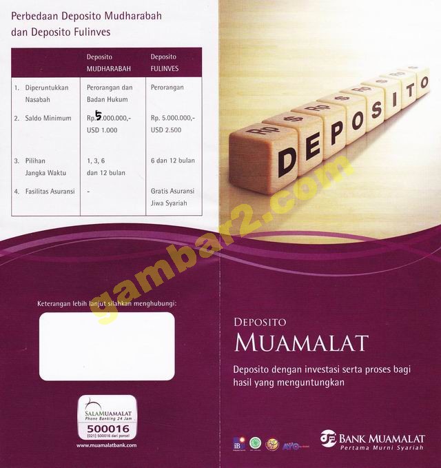 Deposito Muamalat Artikel tentang Deposito Muamalat
