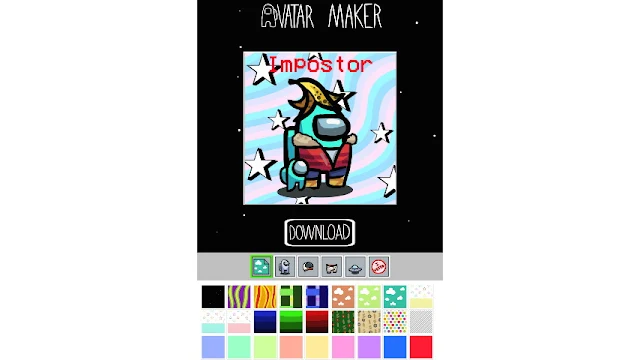 Cara Membuat Avatar Among Us melalui Website Among Us Avatar Maker