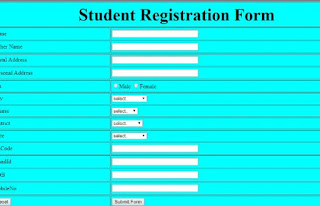  Html Form code