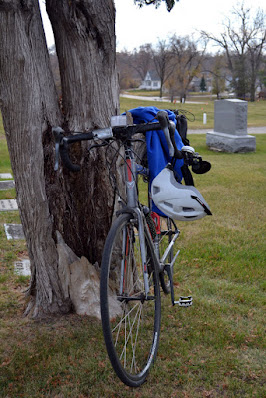 Bike at cemetery