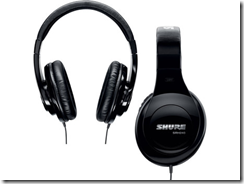 Shure SRH240 closed headphones