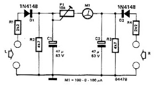 stereo balance indicator circuit