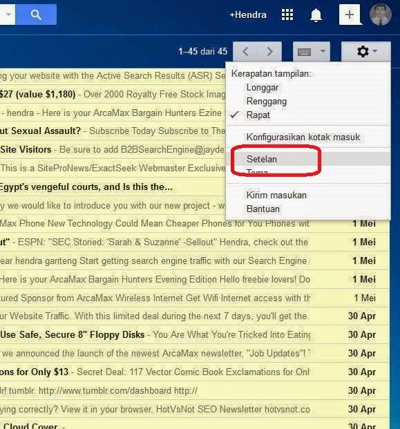 Cara Blokir Email di Gmail
