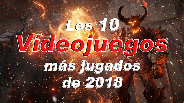 Los 10 videojuegos más jugados de 2018