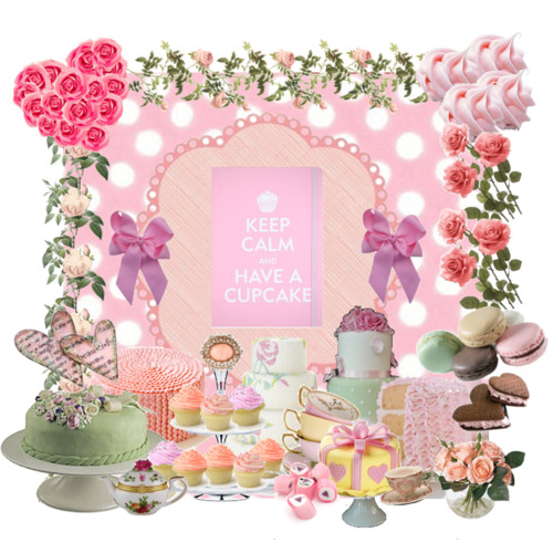 Vintage Cupcake I've recently come across Polyvore which enables you to 