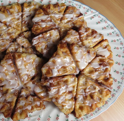 Cinnamon Roll Waffles