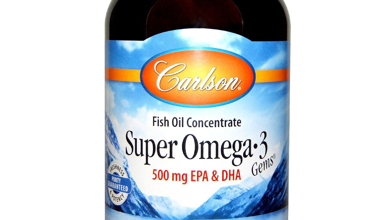 Carlson Super Omega 3 Fish Oil 1000 Mg