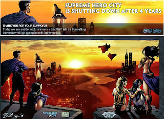 Superhero City closing