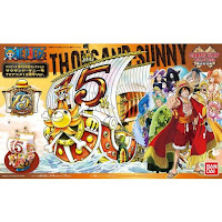 Bandai THOUSAND SUNNY TV ANIME 15TH YEAR ANNIVERSARY ONE PIECE GRAND SHIP COLLECTION Color Guide & Paint Conversion Chart 