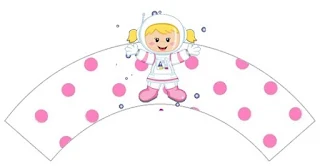 NASA Girls: Free Printable Cupcake Wrappers and Toppers.